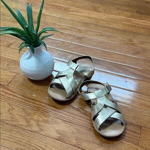 Zara Kids Gold Sandals